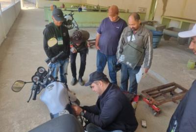 Curso de manutenção de motocicletas foi finalizado