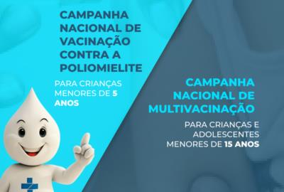 Campanhas de vacinação até o dia 30 de outubro