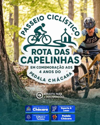 🚴‍♀️ Vem aí o Passeio Ciclístico Rota das Capelinhas 2ª Edição! 🚴‍♂️💙