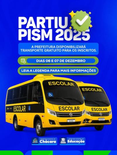 📝 PARTIU PISM 2025!