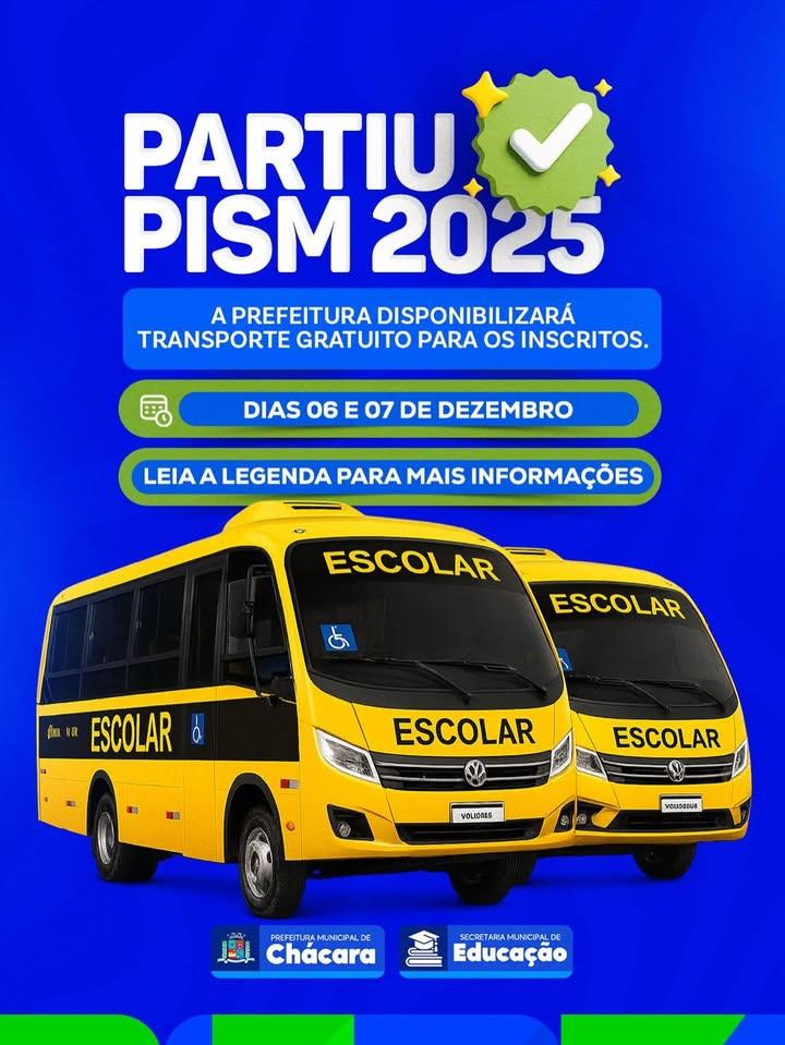 📝 PARTIU PISM 2025!