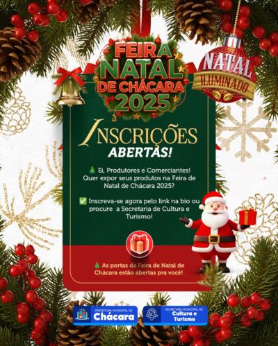 🎄✨ As inscrições estão oficialmente ABERTAS!