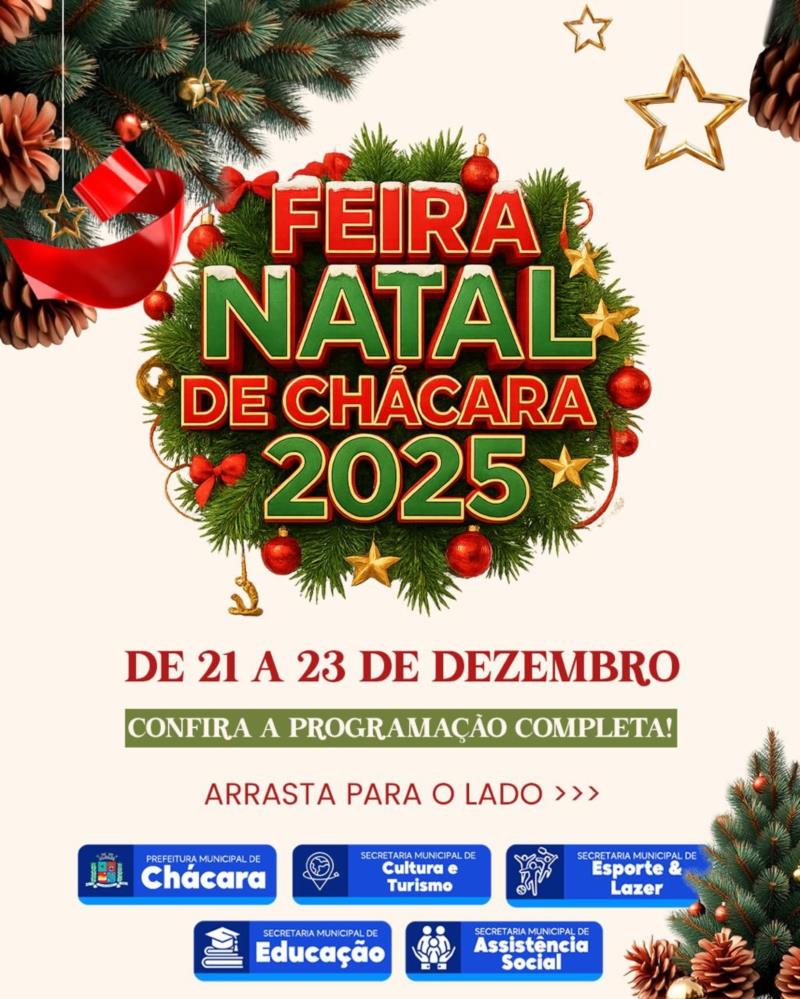 🎄✨ FEIRA DE NATAL DE CHÁCARA 2025 ✨🎄