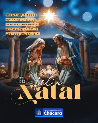 ✨🎄 Neste Natal, que o amor, a fé e a esperança renovem os lares de nossa cidade.