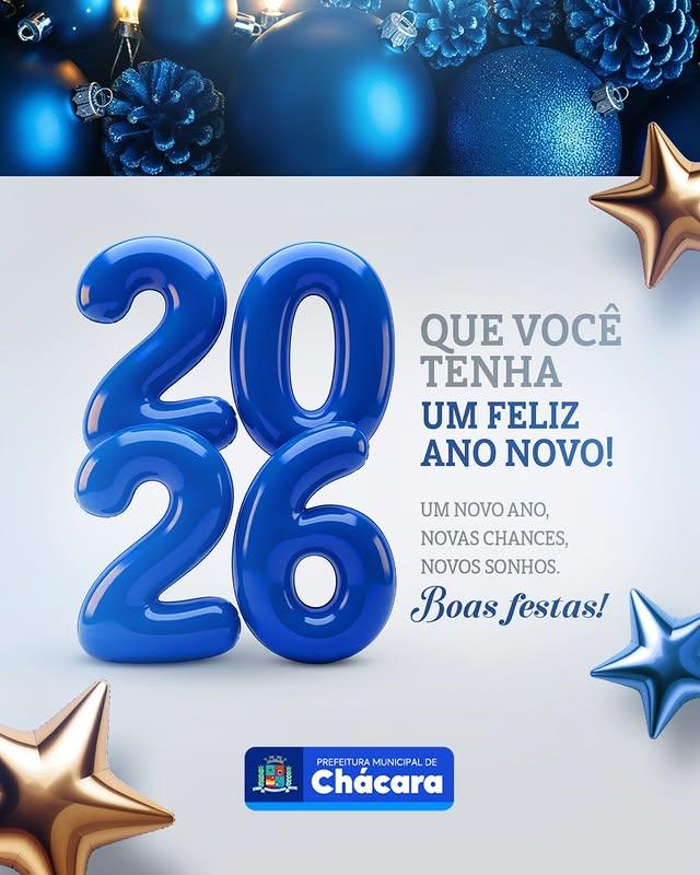 Que 2026 seja um ano de novas oportunidades, esperança renovada e muitos sonhos realizados.