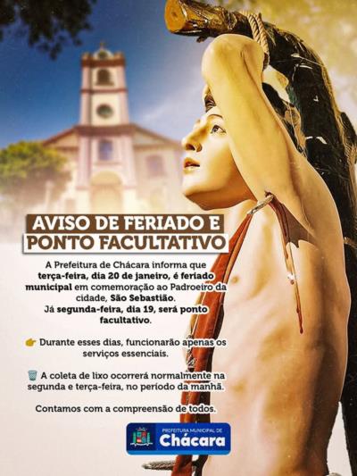 📢 Comunicado | Feriado Municipal