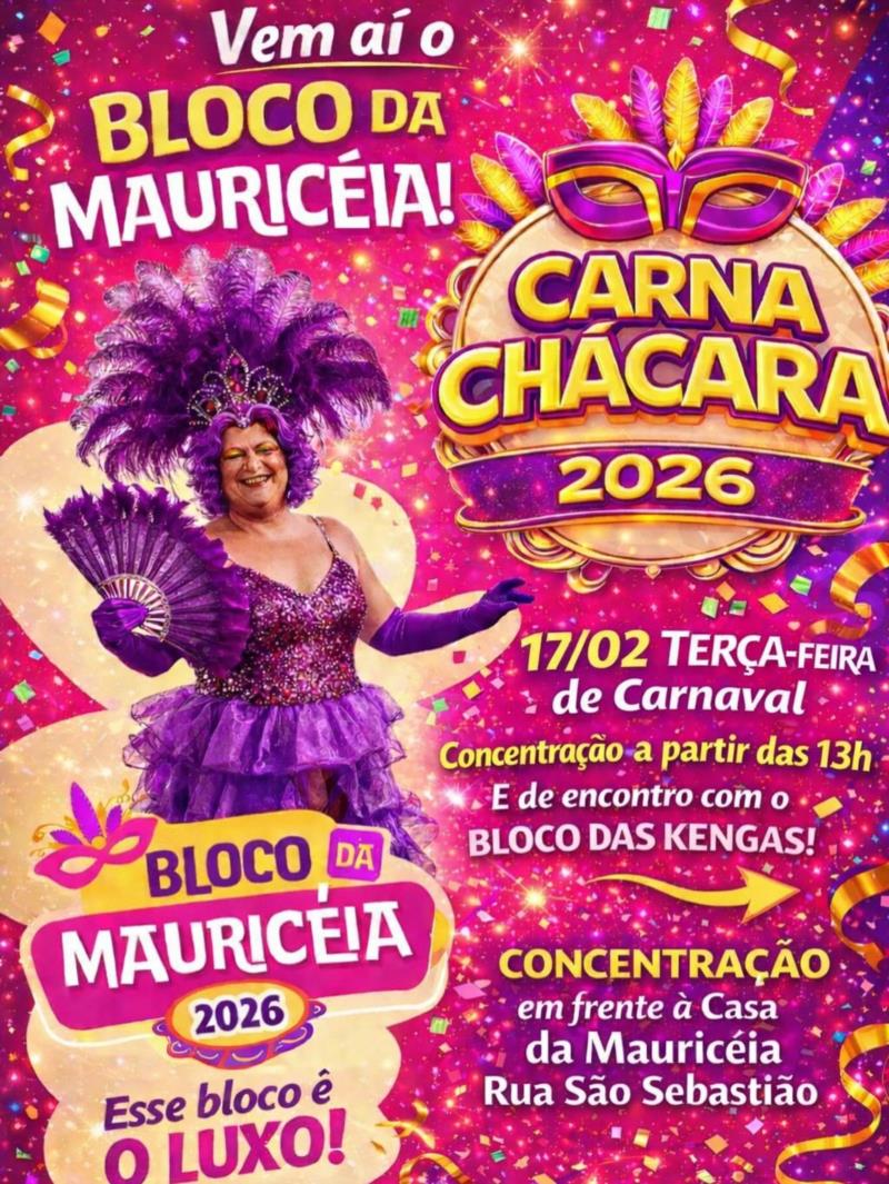 🎉🎭 BLOCO DA MAURICEIA 🎭🎉