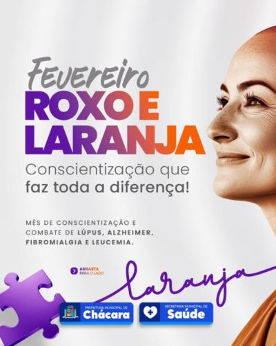 Fevereiro Roxo e Laranja — cuidar é um ato de amor!