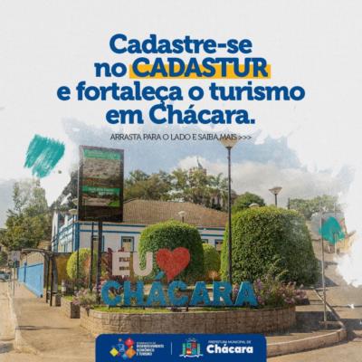 🌿✨ Cadastre-se no CADASTUR e fortaleça o turismo em Chácara!