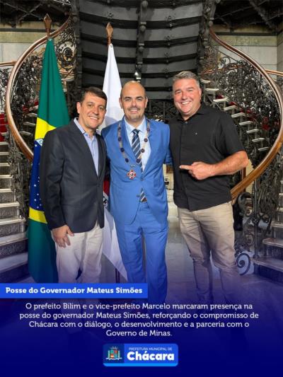 Posse do governador Mateus Simões