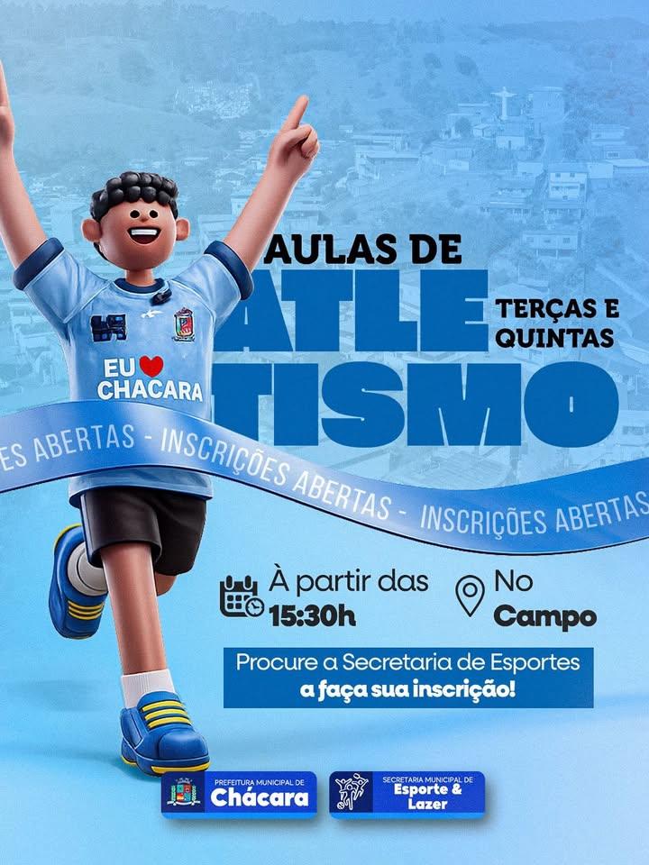 🏃‍♂️💙 Vem aí: Aulas de Atletismo em Chácara!