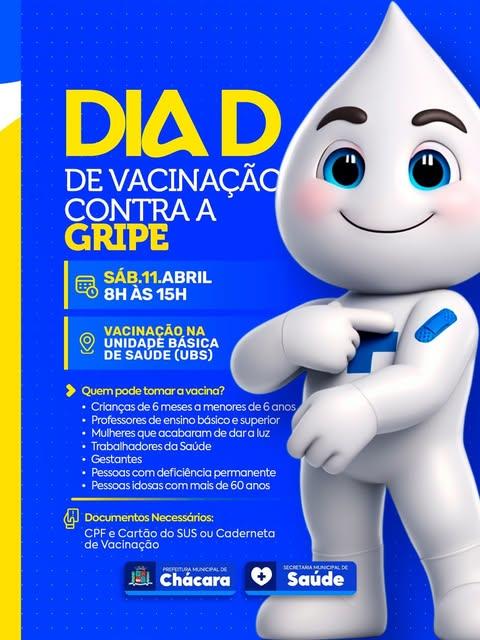 💉🩵 Dia D de Vacinação contra a Gripe em Chácara!