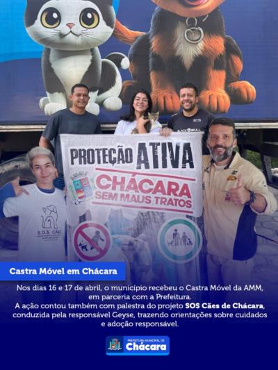 🐱 Castra Móvel em Chácara