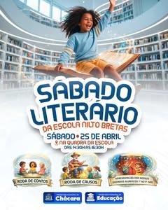 📚✨ Vem aí o Sábado Literário!