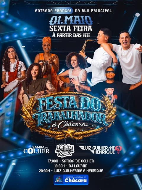 🎉✨ Vem aí a Festa do Trabalhador de Chácara! ✨🎉