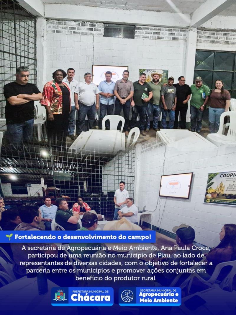 Fortalecendo o desenvolvimento do campo!