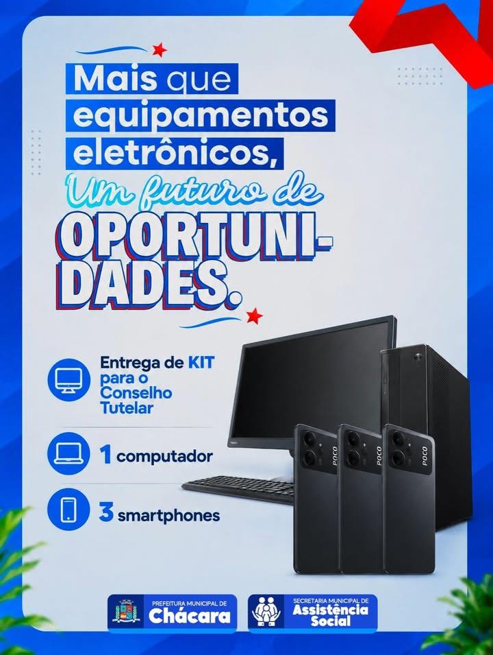 Entrega de Kit para o Conselho Tutelar!